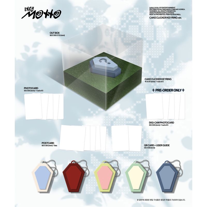 『Motto』（輸入）CAKE CLICKER KEYRING Ver.